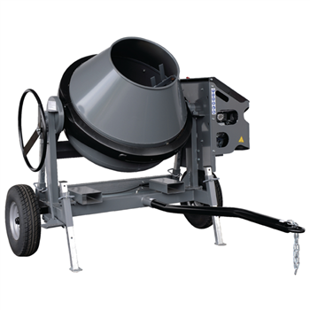 Bétonnière Altrad tractable Pro 400 avec moteur essence Honda GX160QX3 - 3,6 kW - capacité de cuve 380 litres